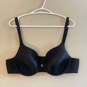 Ashley Graham Sleek Black T-Shirt Bra – 44B EUC